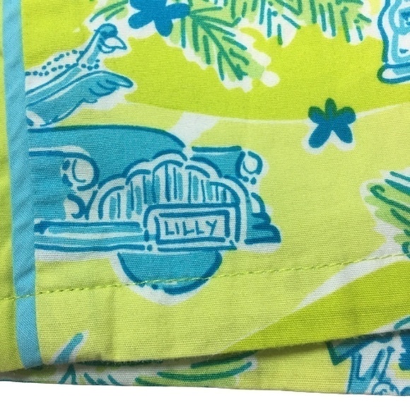 πΈ LILLY Pulitzer Cruising Print Girl's Beach Skirt Woody Wagon White Label - Picture 6 of 15